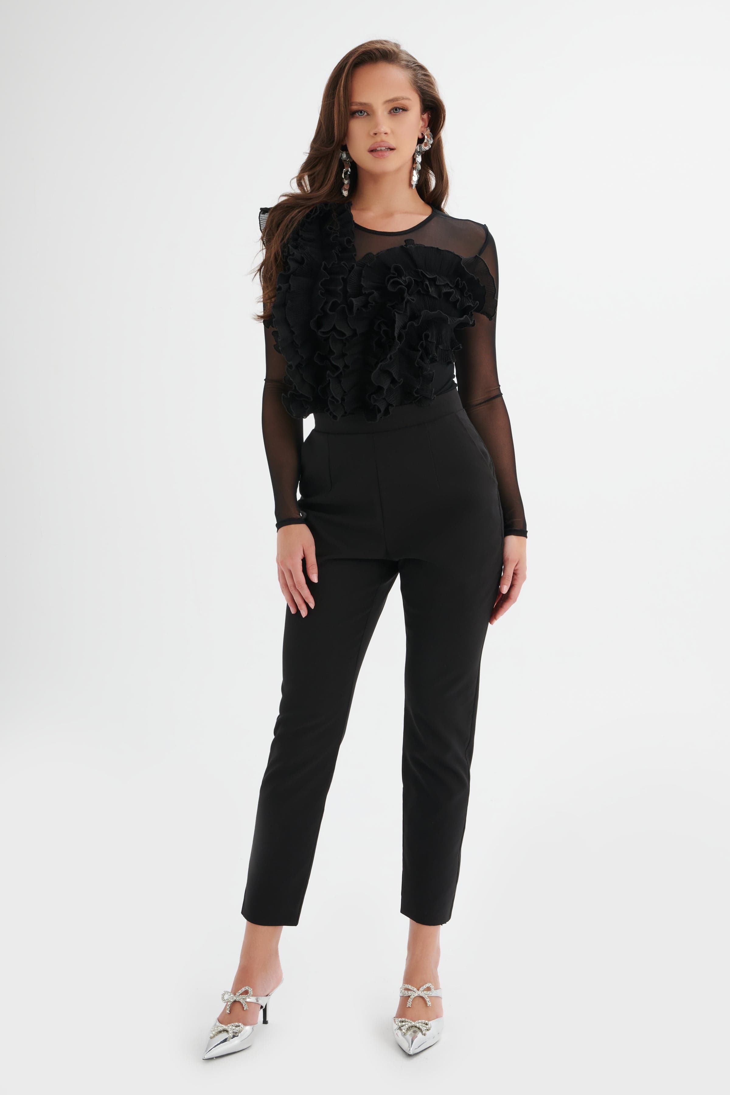 JAYDE Tailored Trousers in Black