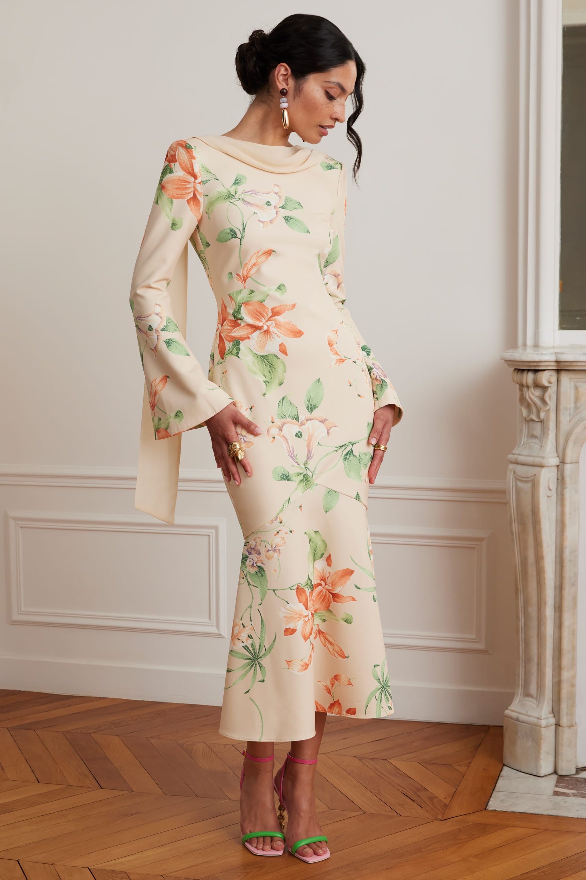 lavisha midi dress Lavisha Midi Dress in Pretty Ditsy