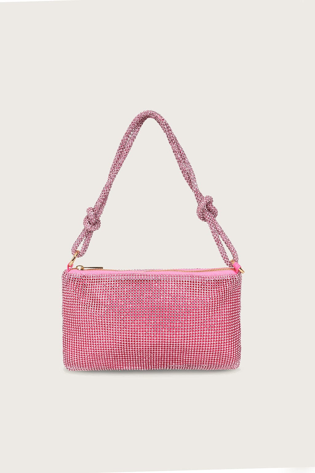 DINA Rhinestone Mini Shoulder Bag in Pink