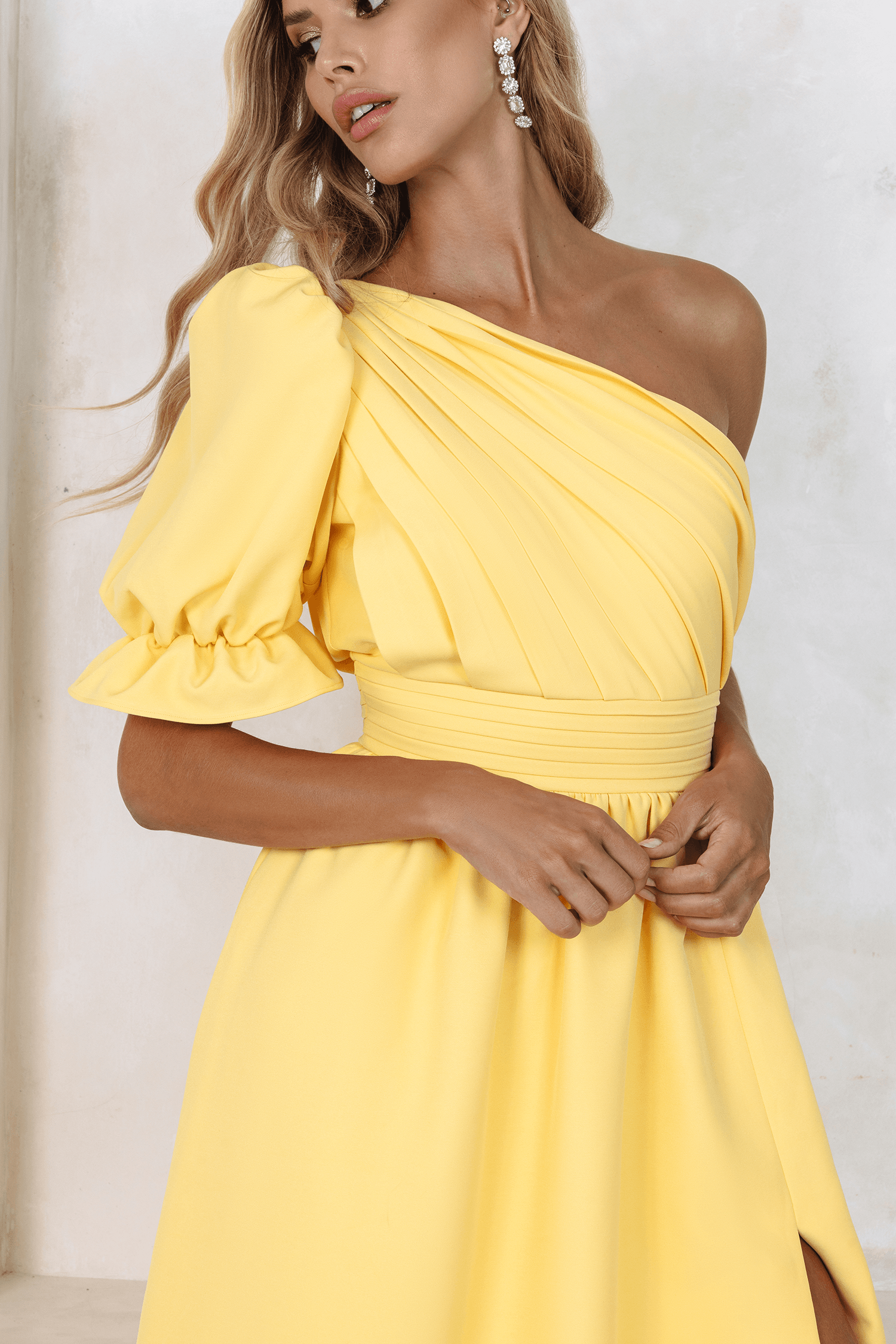 Lavish alice yellow clearance dress