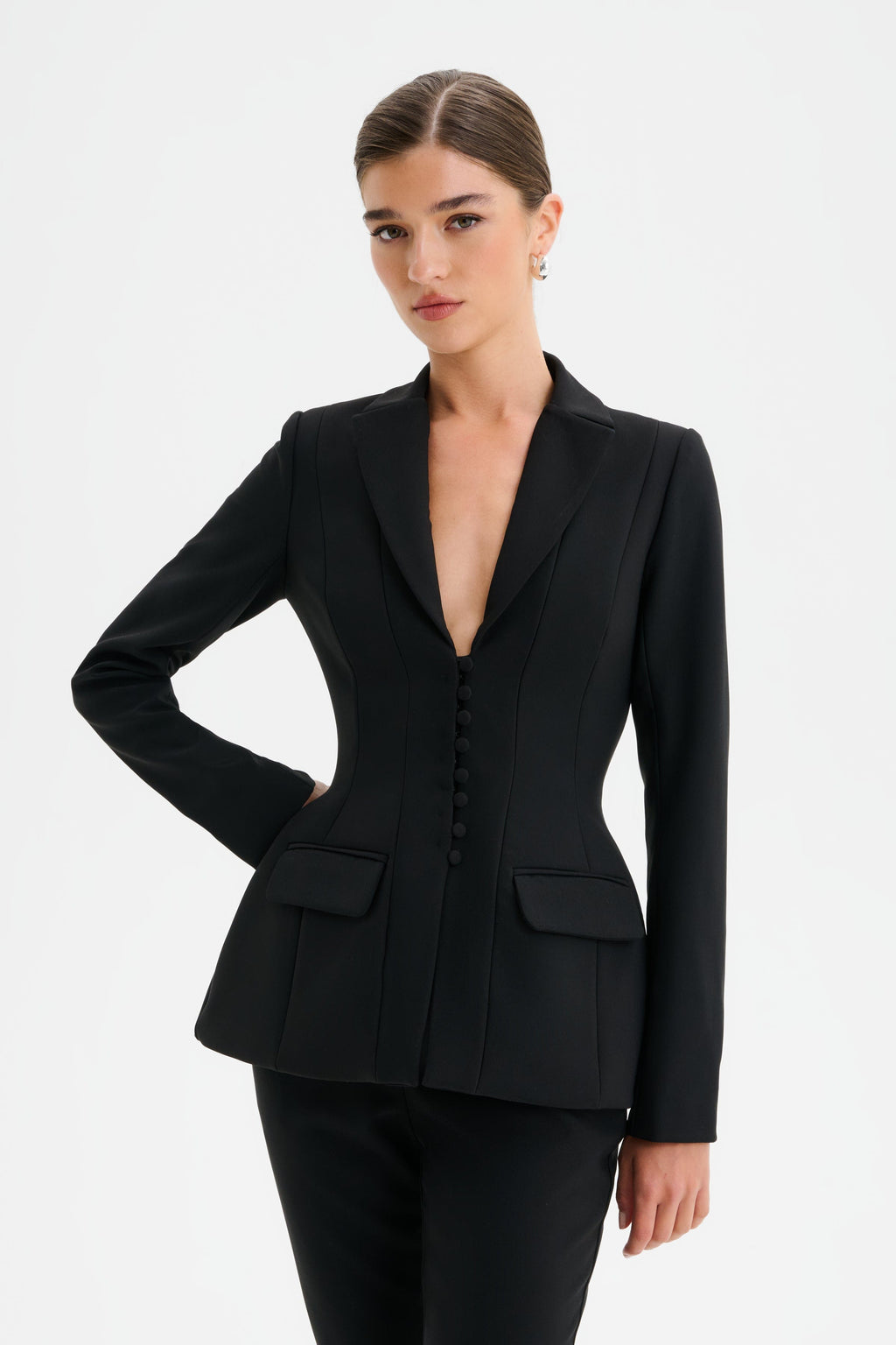 LEA Structured Corset Blazer