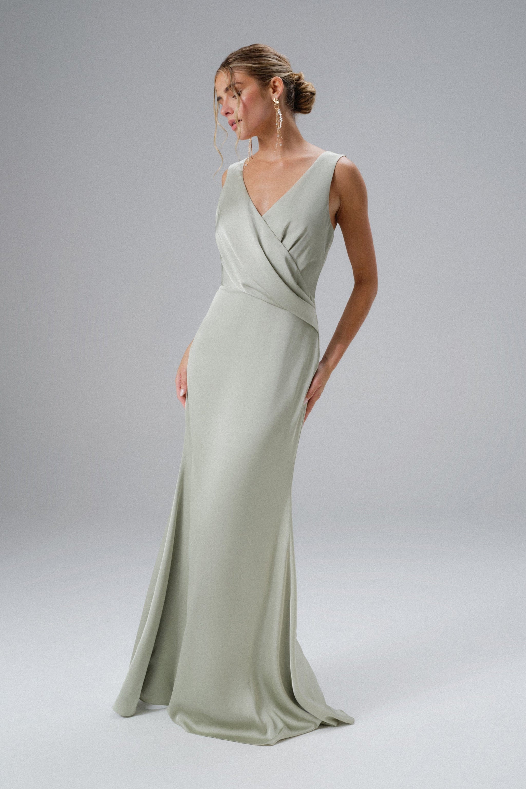 Ariel Maxi Dress - Sage Green