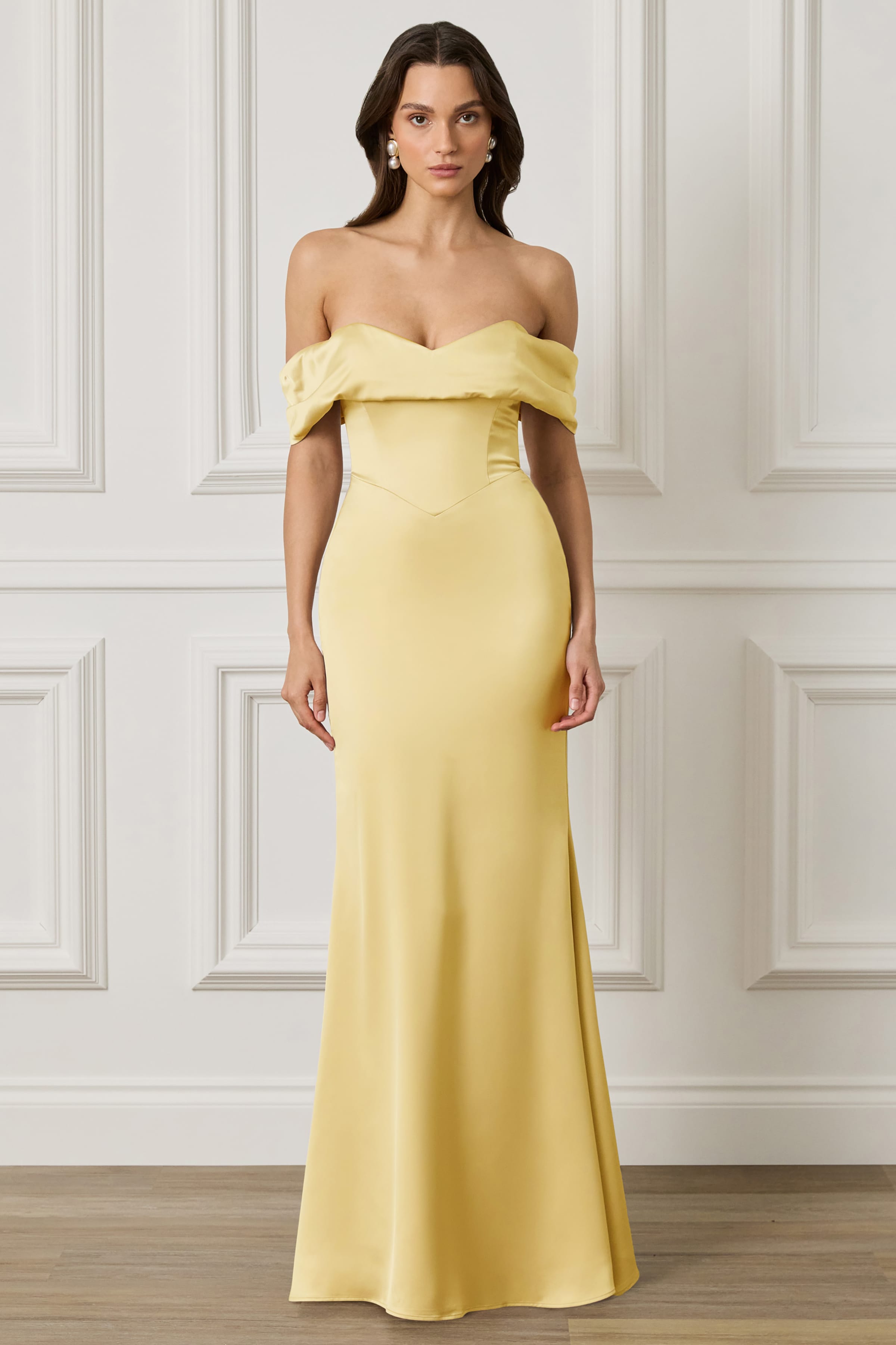 maxi satin prom dress Pink Satin Maxi Prom Dresses 2025 with Bow, Long Sleeve & High Neck – –  Viniodress