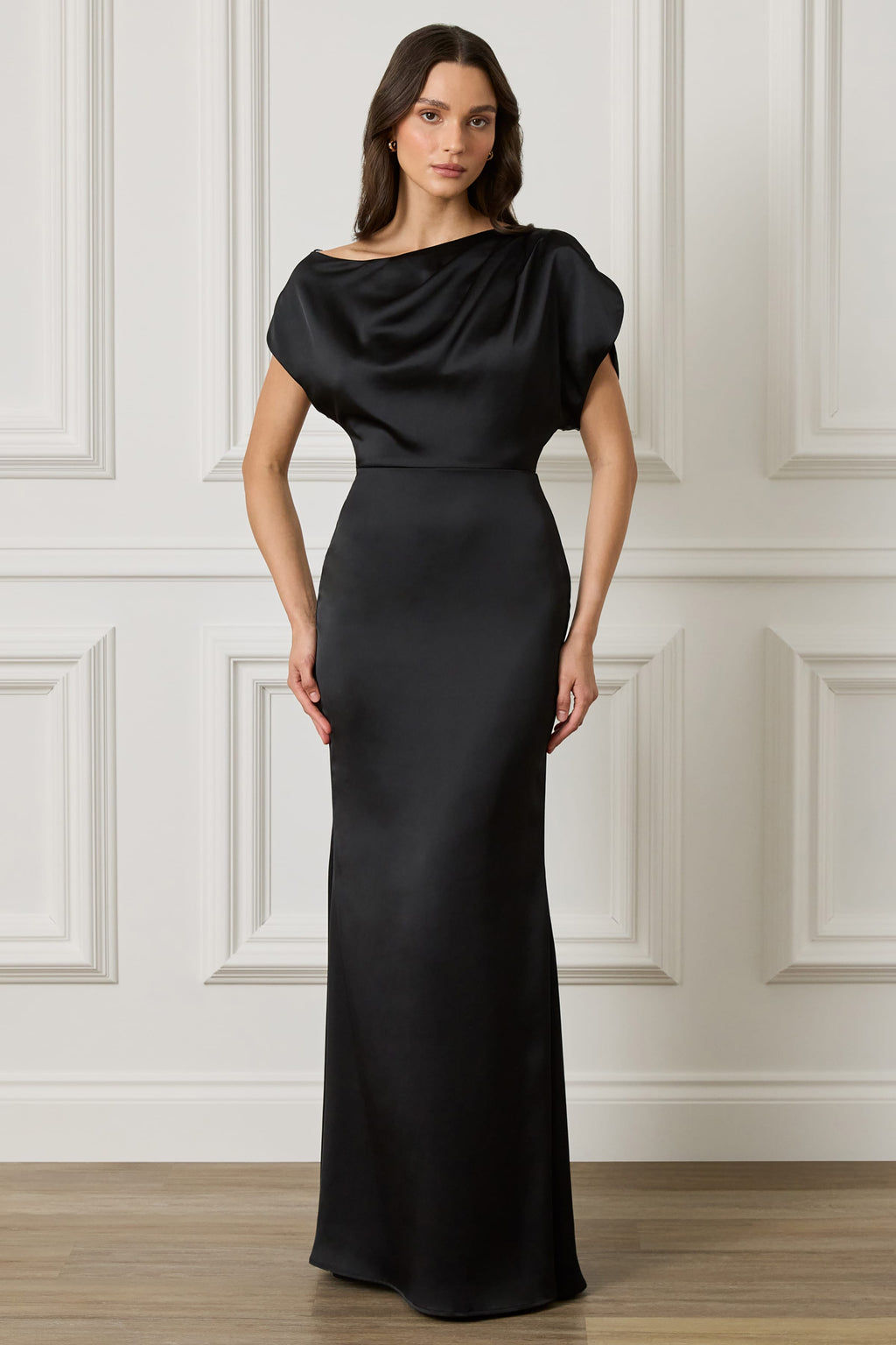 TRINITY Satin Maxi Dress