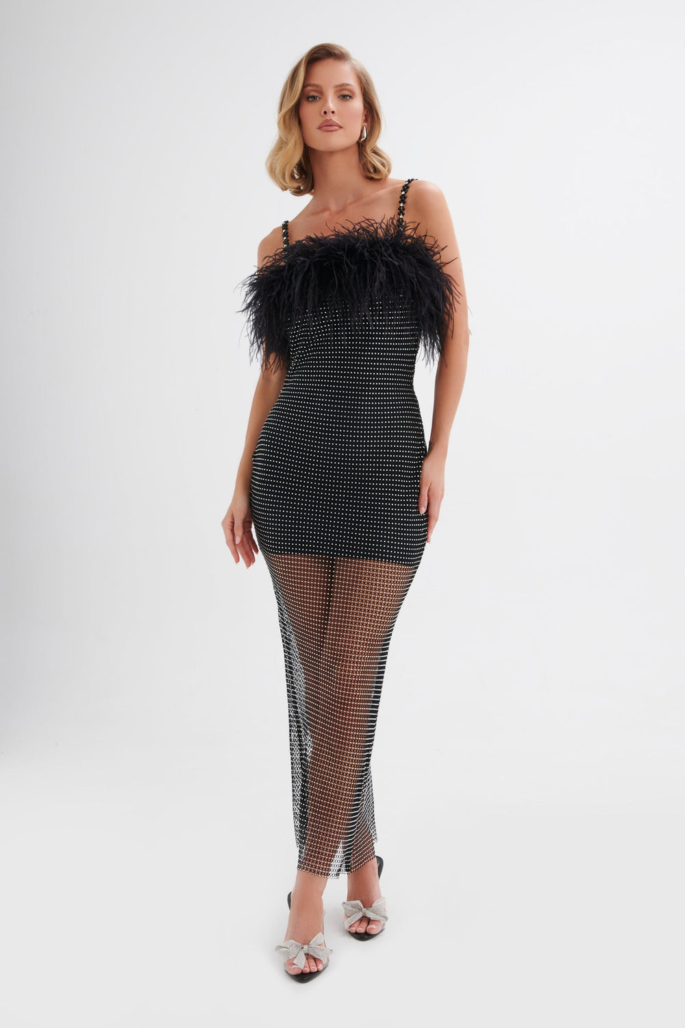 EMBELLISHED DRIP DRESS